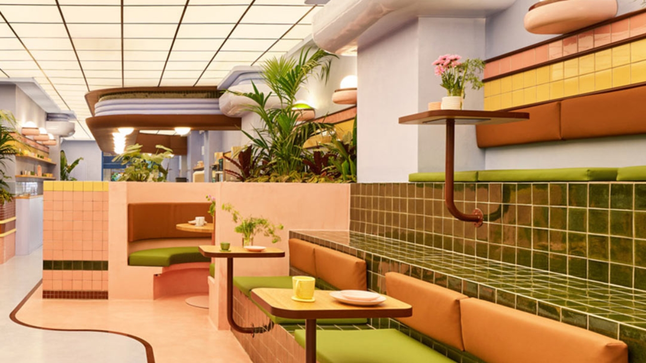 Ice cream parlour interior design