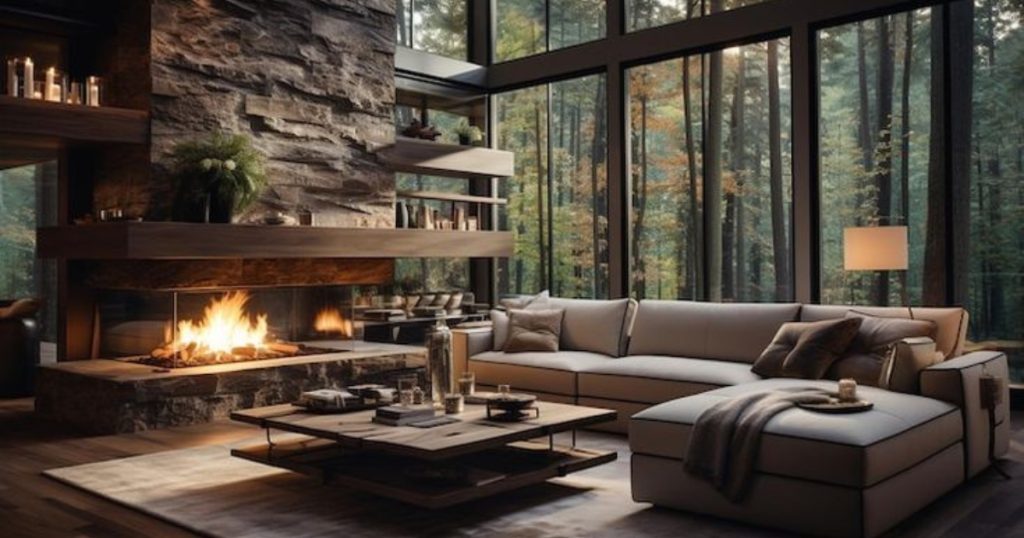 %Focus keyword% contemporary mountain interior design