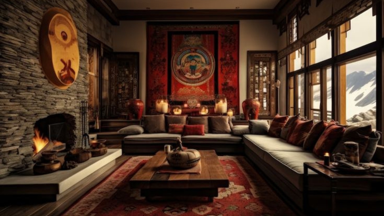 contemporary mountain interior design