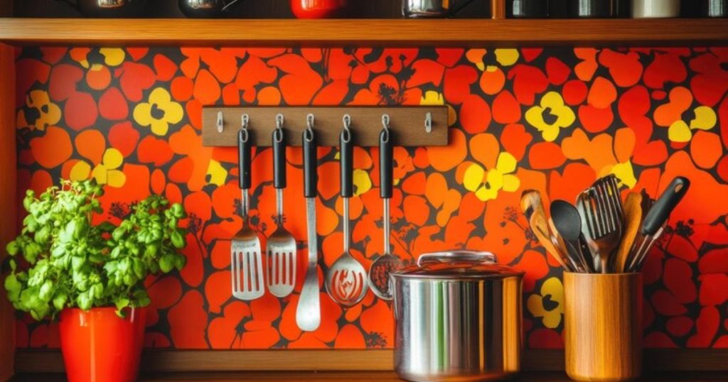 %Focus keyword% trendy kitchen wallpaper ideas