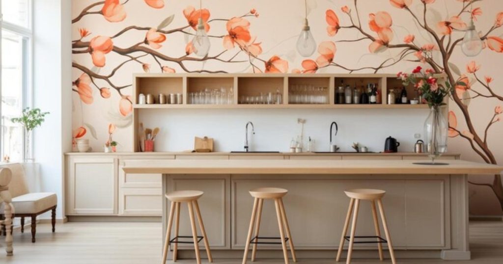 %Focus keyword% trendy kitchen wallpaper ideas