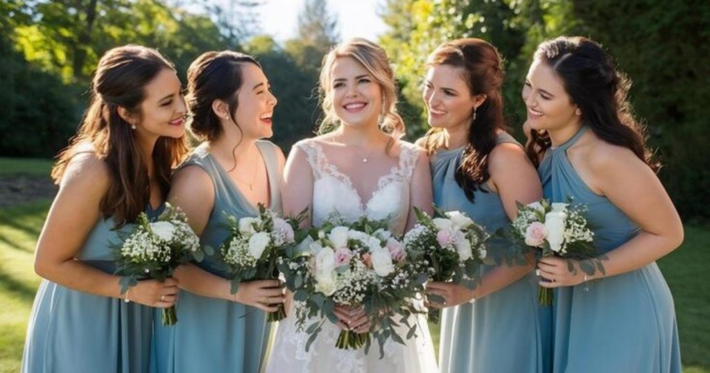 %Focus keyword% light blue bridesmaid dresses