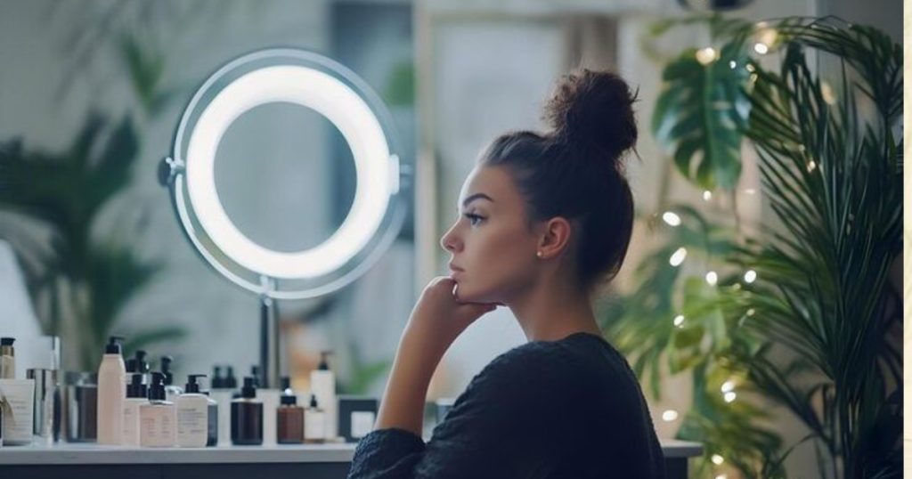 %Focus keyword% vanity mirror with lights